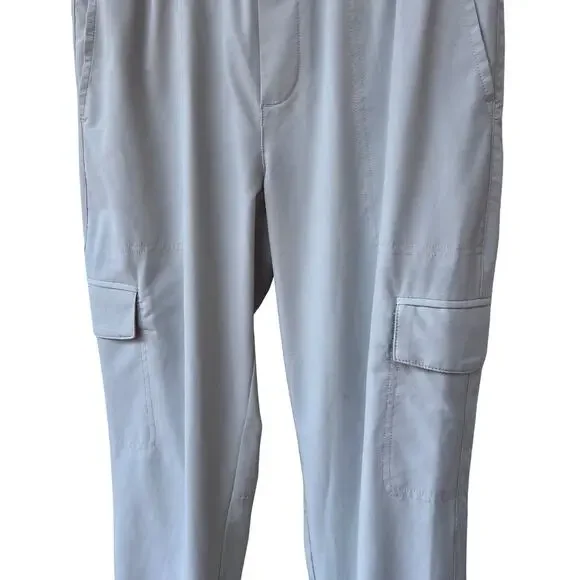 Banana Republic Standard Flyweight Cargo Jogger Pants XS in Salton Sea Cream - Picture 5 of 9
